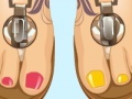 Game Toe Nail Design